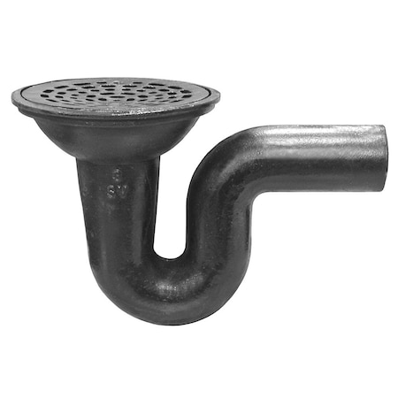 Jones Stephens 3in. Des Moines Pattern Floor Drain with Trap D71003